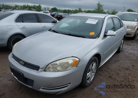2010 Chevrolet Impala Ls из США, поврежденный, VIN 2G1WA5EK5A1150053